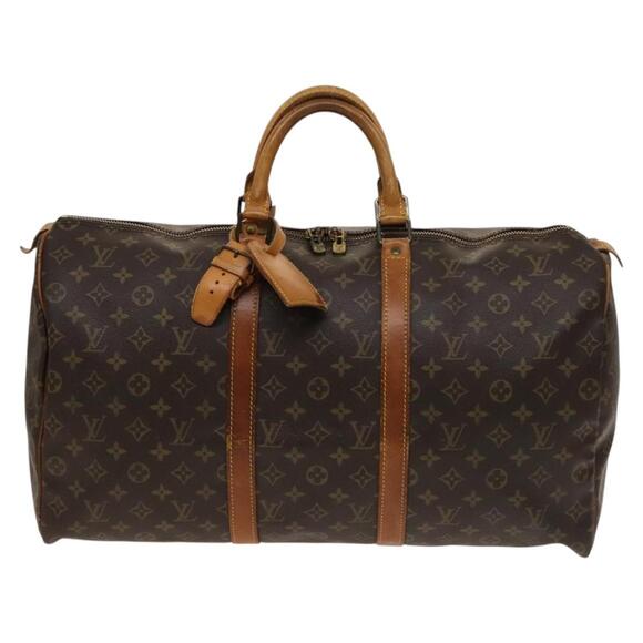 LOUIS VUITTON Monogram Keepall 50 Boston Bag M41426 - Picture 2 of 16